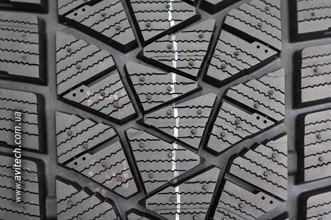 Увеличить Bridgestone Blizzak DM-V2 pattern tread design