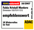 ADAC Motorwelt, 2007, Рекомендовано