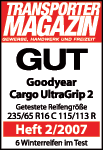 Transporter Magazin, 2007: Лучшие показатели на мокрой и сухой дороге Transporter Magazin, 2007